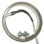 Coil heater for heating rollers @