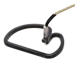 D shape heater with pot and glass fibre leads @